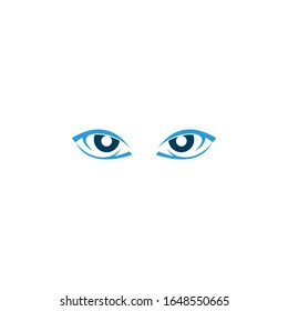 eye illustration vector design template
