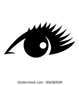 Eye. Ink drawing.