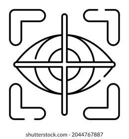 Auginnensäure, Symbol der Augenverfolgung