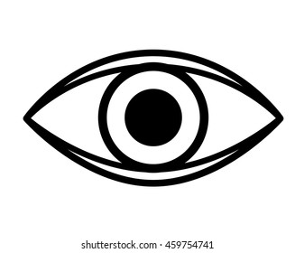 eye isolated icon design, vector illustration graphic