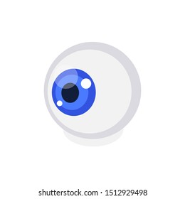 Eye isometric icon. Vector illustration.