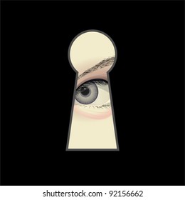 eye and keyhole