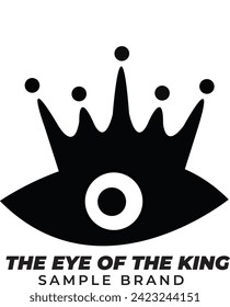 The "Eye of the King" logo design can be interpreted as a symbol of power, supervision, and enlightenment. In many cultures, the eyes are often considered the "windows of the soul" and a symbol of sha