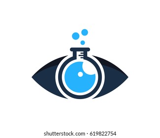 Eye Lab Icon Logo Design Element