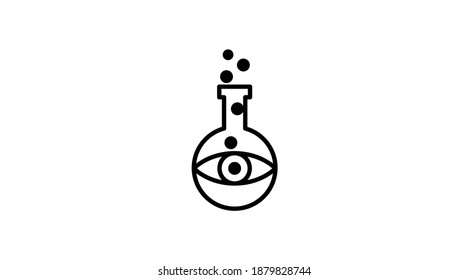 Eye Lab Logo Design Icon Concept Stock Vector (Royalty Free) 1879828744 ...