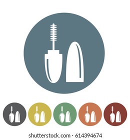 Eye lashes icon.Vector illustration
