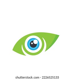 web de plantilla de diseño de ilustración de vector de iconos de la hoja de ojos