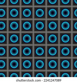 eye lens camera seamless vector pattern abstract art