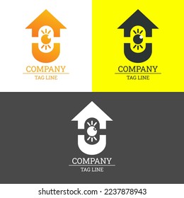 Eye Lens Home Vector Logo Design, Suitable For Building Business