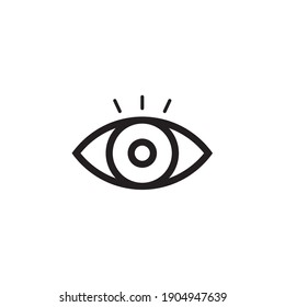 eye lens icon vector symbol illustration