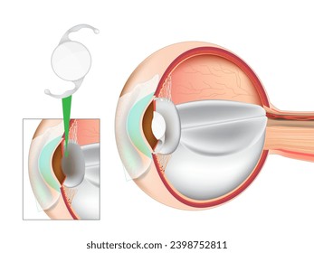 Eye Lens Replacement Surgery. Lens Implant. Cataract Surgery. Intraocular Lenses. IOL