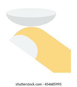 Eye Lens Vector Icon