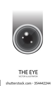 eye lens vector illustrator