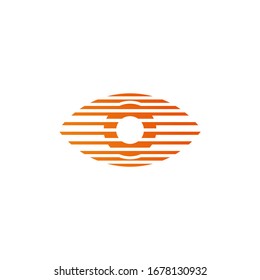 eye and lens vector logo design vector