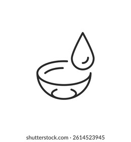 Eye lense icon. Simple eye lense icon for social media, app, and web design. Vector illustration.