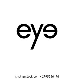 EYE Letter Vector Logo Brand