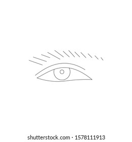 Eye Line art vector design