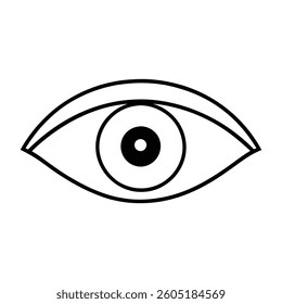 eye line art vector illustration