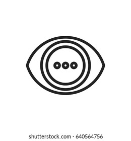 Eye line icon