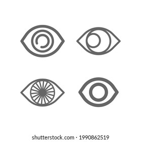 Augenliniensymbol eingestellt. Sehvermögen