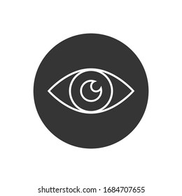 Eye line icon sign. Vector illustration