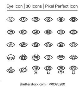 eye line icon,editable stroke,pixel perfect icon