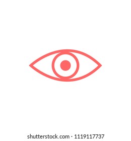 eye line vector icon