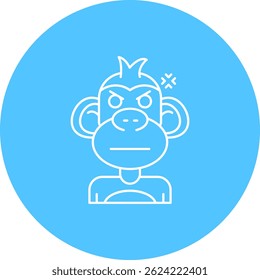 Eye Line vector Icon Design