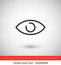 Eye Linear Icon One Set Linear Stock Vector (Royalty Free) 561850864 ...