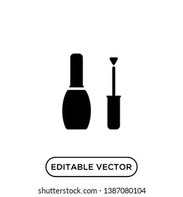eye liner black symbol icon designs illustration logo sign