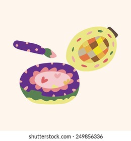 eye liner and eyeshadow theme elements vector,eps