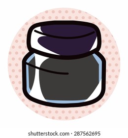 eye liner and eyeshadow theme elements vector,eps