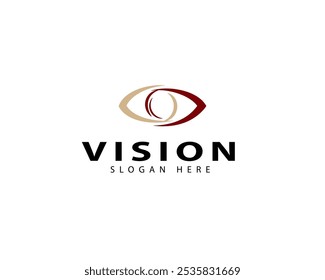 Diseño de logotipo de concepto Abstractas de logotipo de ojo. Utilizable Para La Ilustración Del Diseño Médico, De La Comunidad, Del Negocio.