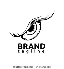 Eye logo brand template. suitable for product brand logo