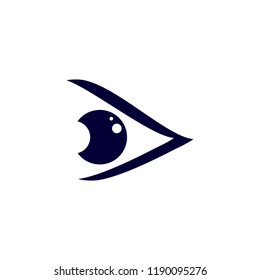 Eye logo. Company logo. Eye care logo vector. Optician symbol concept.