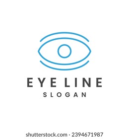 eye Logo Concept Design Template Element Vector Illustration.