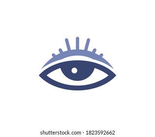 Auge-Logo-Konzept, Vektorsymbol 