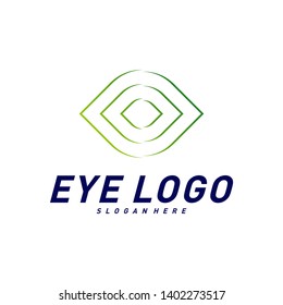 Eye logo design concept vector, eye logo template, icon symbol