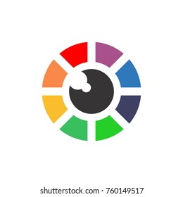 Eye Logo Design Icon Concept