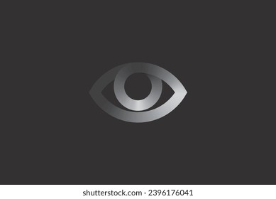 Plantilla vectorial de ilustración de diseño de logotipo ocular
