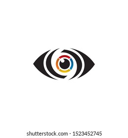 Eye logo design inspiration vector template