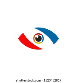 Eye logo design inspiration vector template