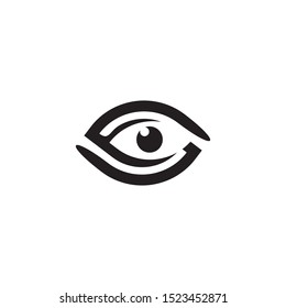 Eye logo design inspiration vector template
