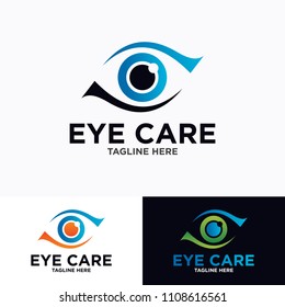 eye logo design template