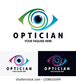 eye logo design template