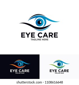 eye logo design template