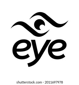 Diseño de logotipo ocular Símbolo de vectores Gráfico de icono