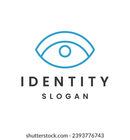 eye logo design vector graphic idea creative
