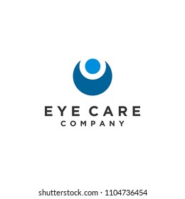 eye logo design vector illustration template