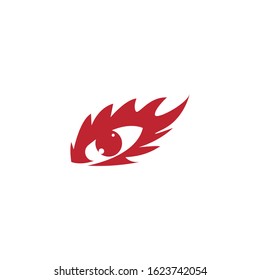Eye logo design vector illustration